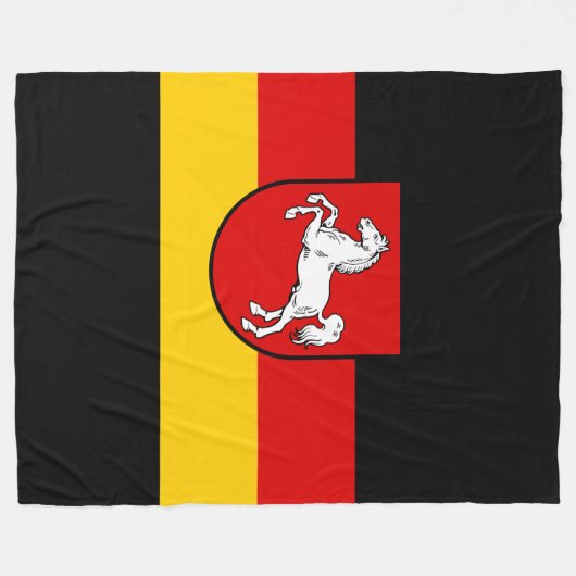 Couverture Polaire Drapeau de la flotte de Basse-Saxe (Devant (Horizontal))