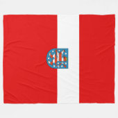 Couverture Polaire Drapeau de la flotte de Thuringe (Devant (Horizontal))