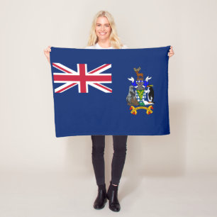 Couverture Polaire Drapeau de la Géorgie du Sud et des îles Sandwich 