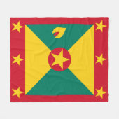 Couverture Polaire Drapeau de la Grenade (Devant (Horizontal))