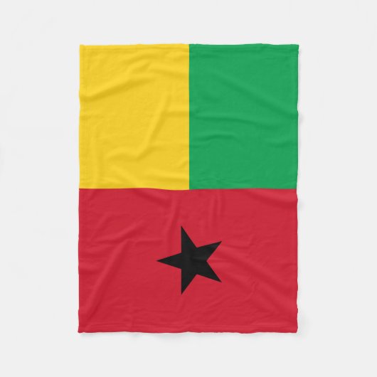 Couverture Polaire Drapeau de la Guinée Bissau (Devant)