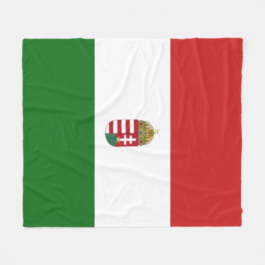 Couverture Polaire drapeau de la Hongrie (Devant (Horizontal))