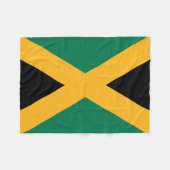 Couverture Polaire Drapeau de la Jamaïque (Devant (Horizontal))