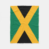 Couverture Polaire Drapeau de la Jamaïque (Devant)