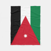 Couverture Polaire Drapeau de la Jordanie (Devant)