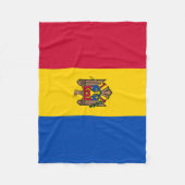 Couverture Polaire Drapeau de la Moldavie (Devant)