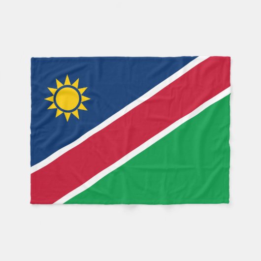 Couverture Polaire Drapeau de la Namibie (Devant (Horizontal))