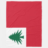 Couverture Polaire Drapeau de la Nouvelle-Angleterre (Devant)