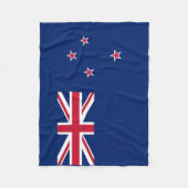 Couverture Polaire Drapeau de la Nouvelle-Zélande (Devant)