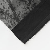 Couverture Polaire Drapeau de la police retraitée en détresse (Coin)