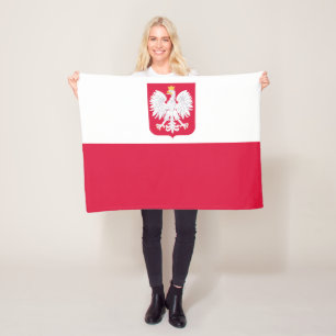 Couverture Polaire Drapeau de la Pologne