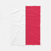 Couverture Polaire Drapeau de la Pologne (Devant)