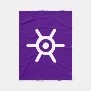 Couverture Polaire Drapeau de la préfecture de Tokyo, Japon Fleece Bl