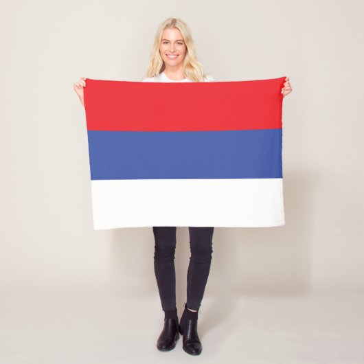 Couverture Polaire Drapeau de la Republika Srpska (En situation)