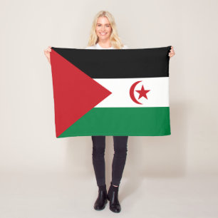 Couverture Polaire Drapeau de la République arabe sahraouie démocrati