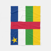 Couverture Polaire Drapeau de la République centrafricaine (Devant)