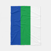 Couverture Polaire Drapeau de la République de Komi (Devant)
