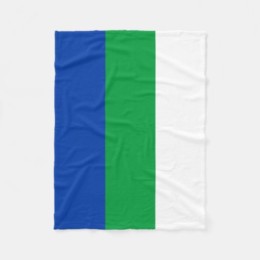 Couverture Polaire Drapeau de la République de Komi (Devant)