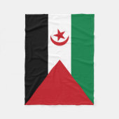 Couverture Polaire Drapeau de la République démocratique arabe sahrao (Devant)