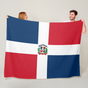 Couverture Polaire Drapeau de la République dominicaine