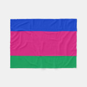 Couverture Polaire Drapeau de la République populaire du Kuban (Devant (Horizontal))