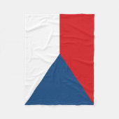 Couverture Polaire Drapeau de la République tchèque (Devant)