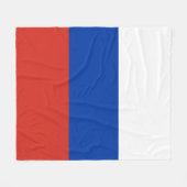 Couverture Polaire Drapeau de la Russie (Devant (Horizontal))