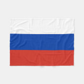 Couverture Polaire Drapeau de la Russie (Devant (Horizontal))