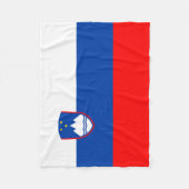 Couverture Polaire Drapeau de la Slovénie (Devant)