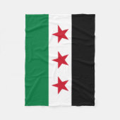 Couverture Polaire Drapeau de la Syrie (Devant)