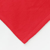 Couverture Polaire Drapeau de la Tunisie (Coin)
