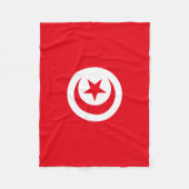 Couverture Polaire Drapeau de la Tunisie (Devant)