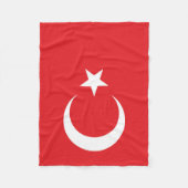 Couverture Polaire Drapeau de la Turquie (Devant)