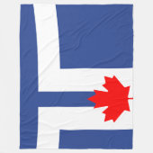 Couverture Polaire Drapeau de la ville de Toronto (Canada) (Devant)