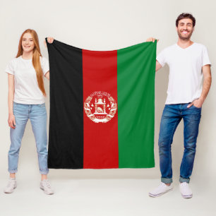 Couverture Polaire Drapeau de l'Afghanistan