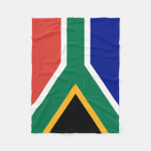 Couverture Polaire Drapeau de l'Afrique du Sud (Devant)