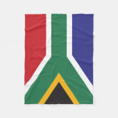 Couverture Polaire Drapeau de l'Afrique du Sud (Devant)