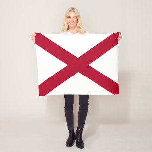 Couverture Polaire Drapeau de l'Alabama