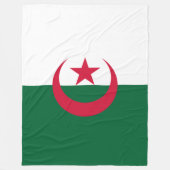 Couverture Polaire Drapeau de l'Algérie (Devant)