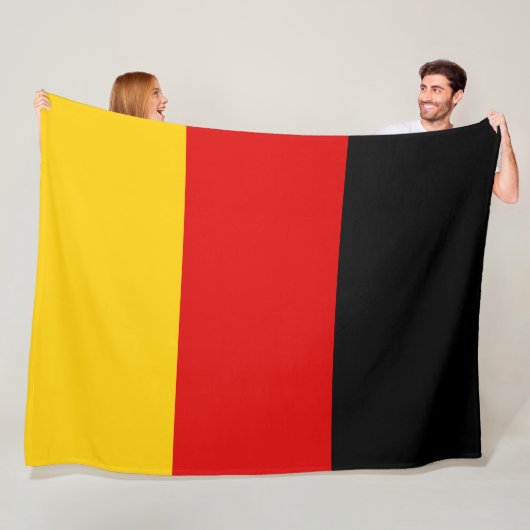 Couverture Polaire Drapeau de l'Allemagne - Deutschland (En situation)