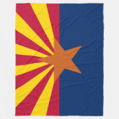 Couverture Polaire Drapeau de l'Arizona (Devant)