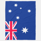 Couverture Polaire Drapeau de l'Australie (Devant)