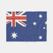 Couverture Polaire Drapeau de l'Australie (Devant (Horizontal))