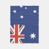 Couverture Polaire Drapeau de l'Australie (Devant)