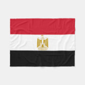 Couverture Polaire Drapeau de l'Égypte (Devant (Horizontal))