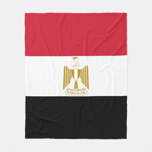Couverture Polaire Drapeau de l'Égypte (Devant)