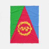 Couverture Polaire Drapeau de l'Érythrée (Devant)