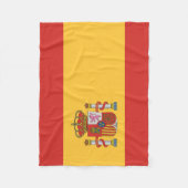 Couverture Polaire Drapeau de l'Espagne (Devant)