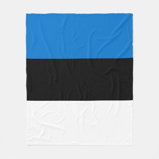 Couverture Polaire Drapeau de l'Estonie (Devant)