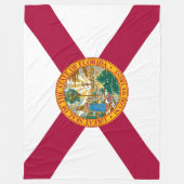 Couverture Polaire Drapeau de l'État de Floride (Devant)